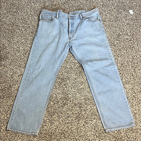 Levi’s 505 Vintage Light Wash Straight Leg Jeans – Size 40x30 - Picture 1 of 12